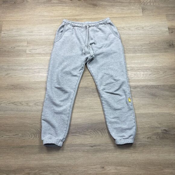 Yellow Label Pants Mens Extra Large Gray Sweatpants Basic Relaxed Fit Active - Picture 1 of 10